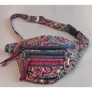 Vintage Vera Bradley Medallion Print Fanny Pack Belt Bag 90s Grandmacore Quilted